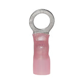 8 AWG heat shrink ring terminal for 1/2" studs.